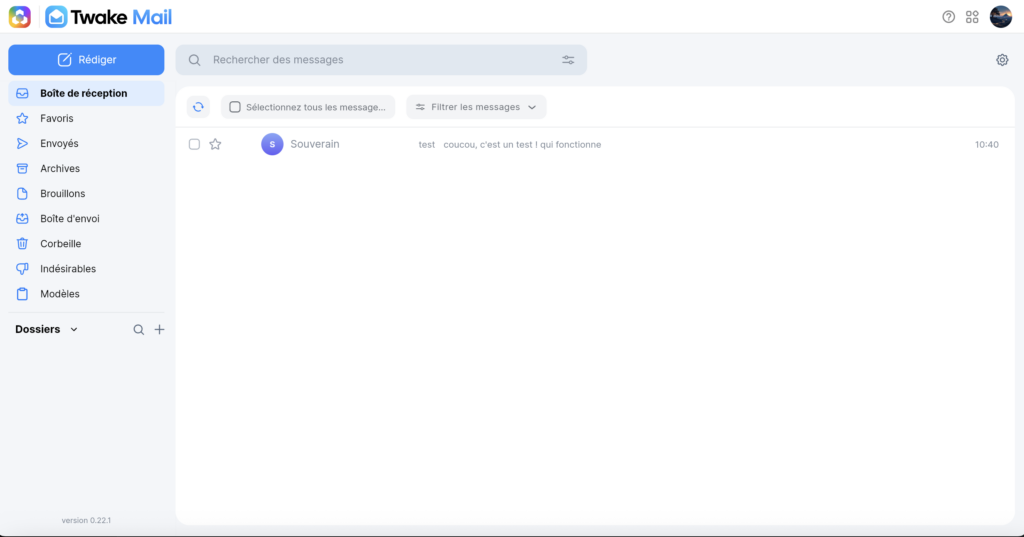 Twake Mail version Bureau