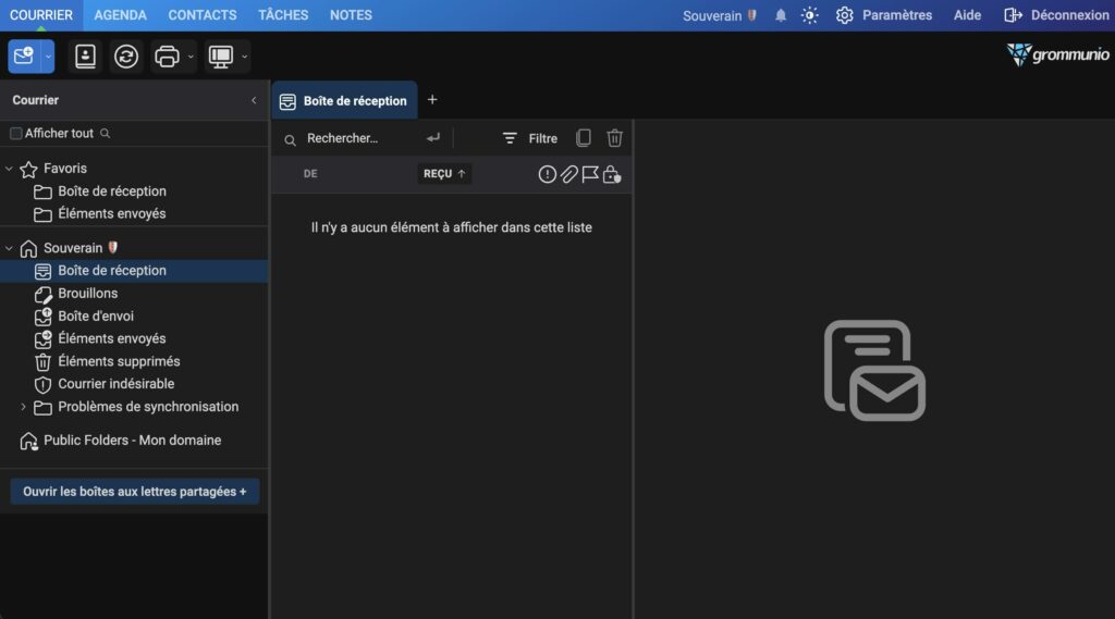webmail grommunio souverain