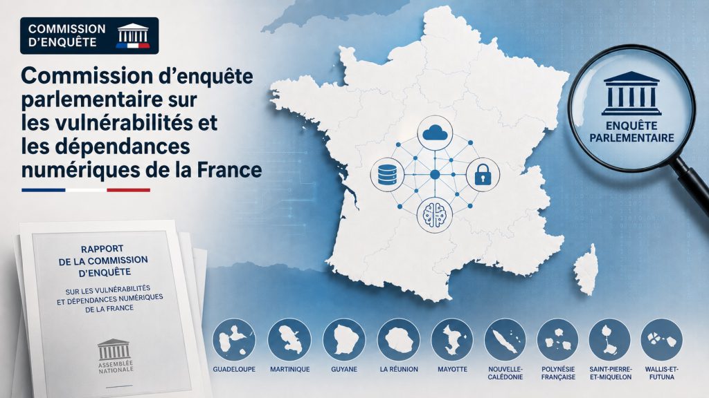 Rapport de la commission d’enquête sur nos vulnérabilités et dépendances numériques : jusqu’où la France dépend-elle des géants technologiques ?