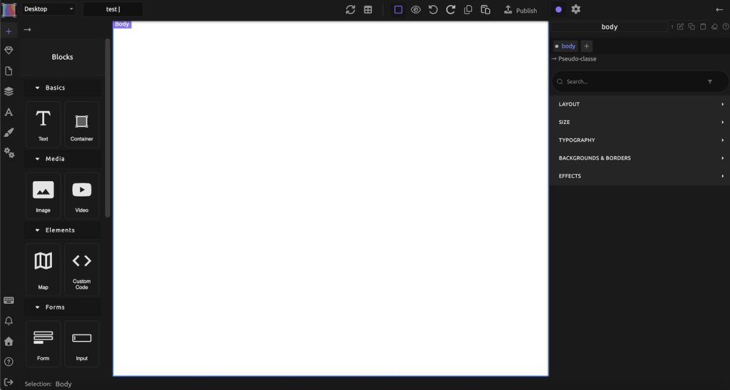 silex interface utilisateur souverain